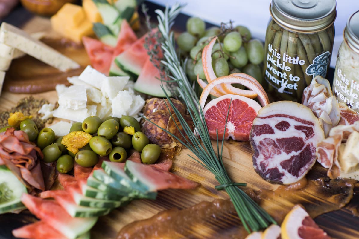 Charcuterie board by Vanessa Moon (Photo by Taylor Noel Photography)