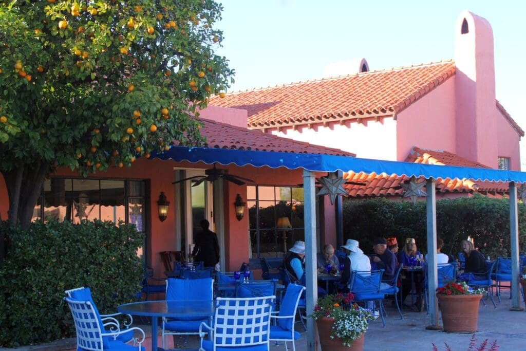 Audubon Bar & Patio at Arizona Inn (Photo by Mark Whittaker)