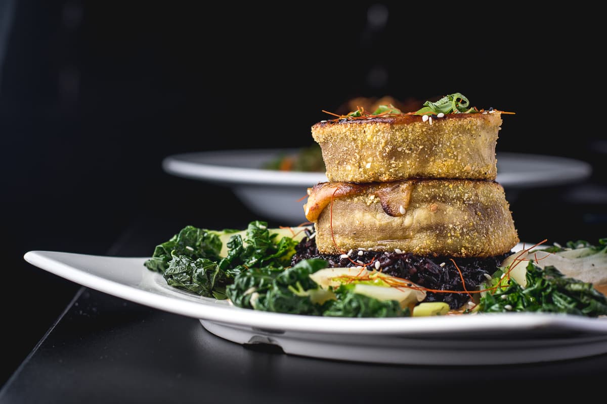 Miso Eggplant at the Tasteful Kitchen (Credit: Jackie Tran)
