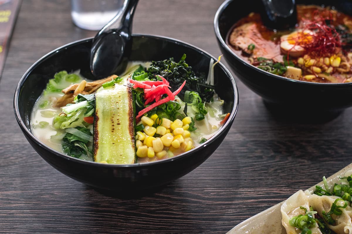 Veggie Ramen at Raijin Ramen (Credit: Jackie Tran)