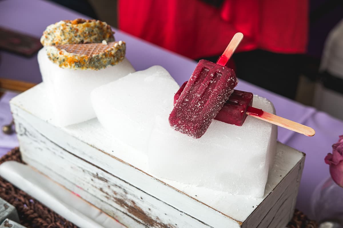 Dish from executive pastry chef and general manager Dominique Stoller from HUB Ice Cream Factory (Credit: Jackie Tran)