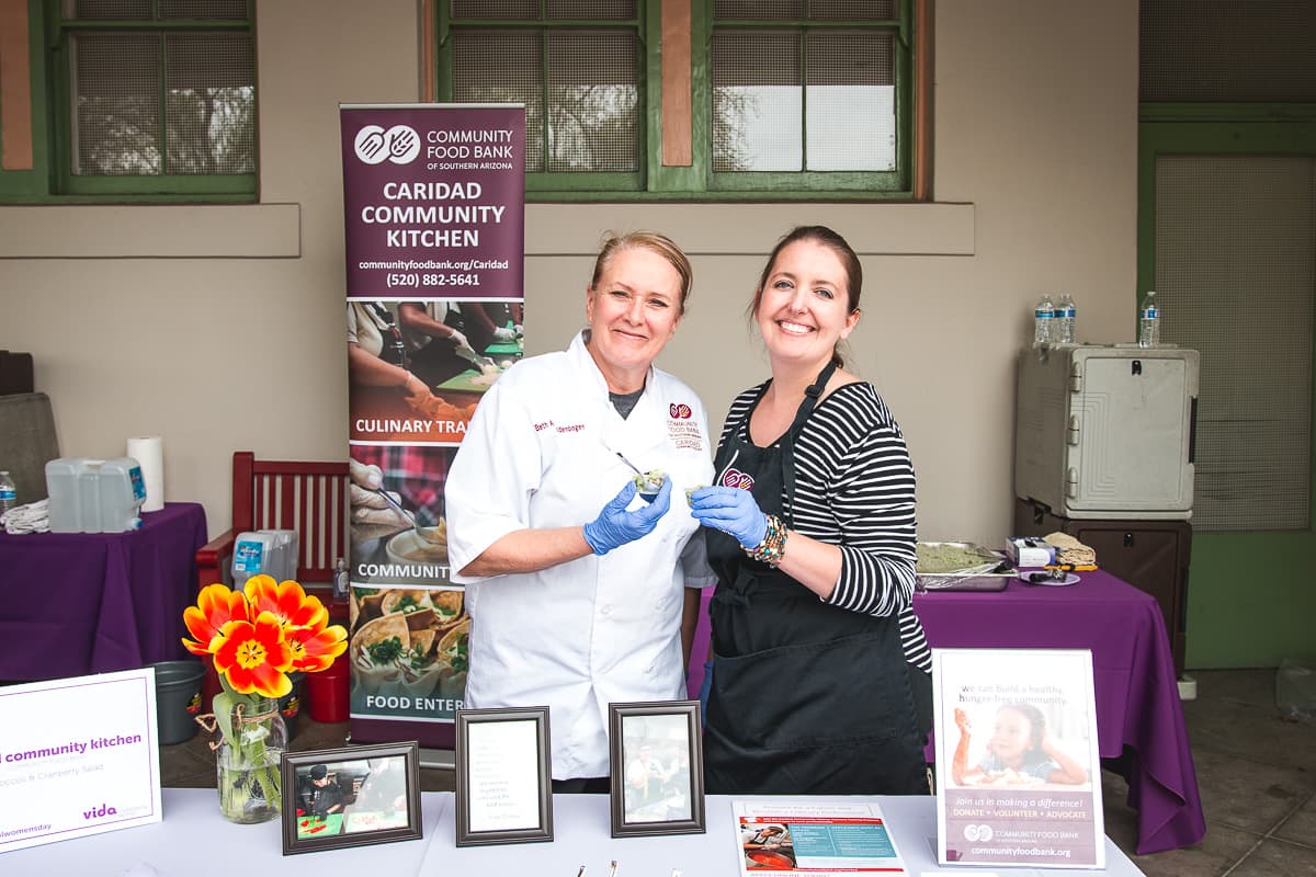 Representation from Caridad Community Kitchen at Vida (Credit: Jackie Tran)