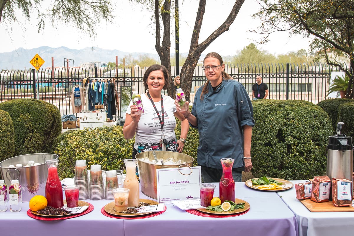 Microloan recipient chef Cecilia Arosemena of Dish for Dosha at Vida (Credit: Jackie Tran)