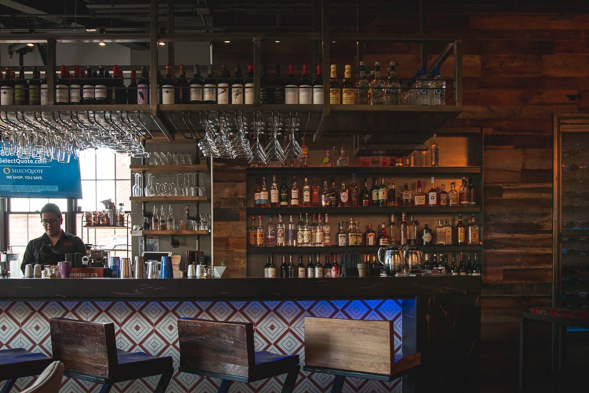 Bar at Villa Peru (Credit: Jackie Tran)