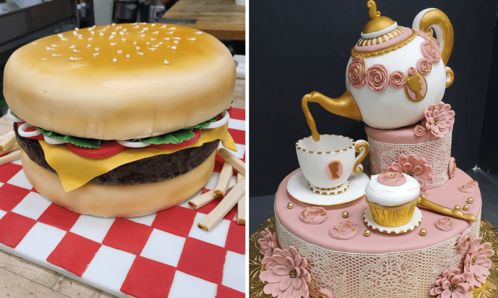a cake sitting on top of a table
