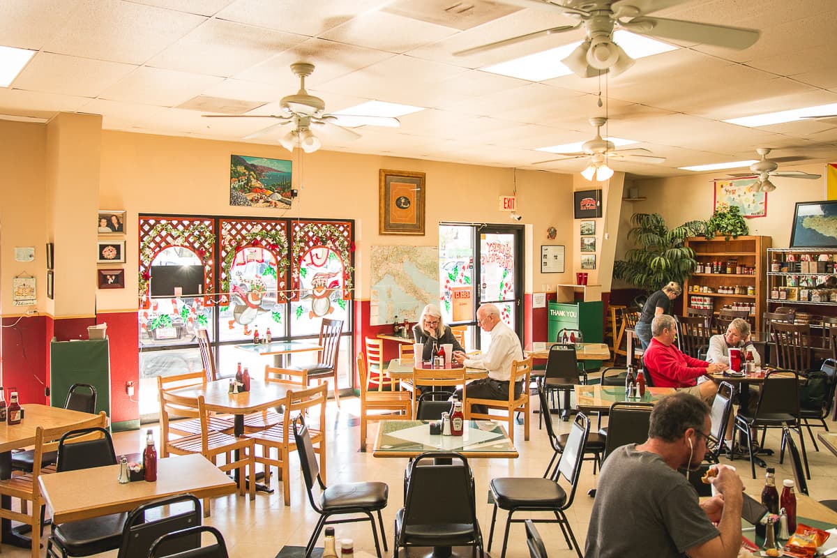 Viro’s Real Italian Bakery Interior at Viro's Real Italian Bakery (Credit: Jackie Tran)