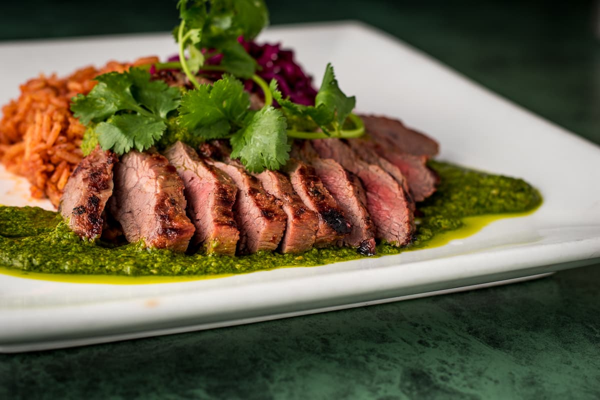 Chimichurri Flank Steak at Blue Willow (Credit: Jackie Tran)