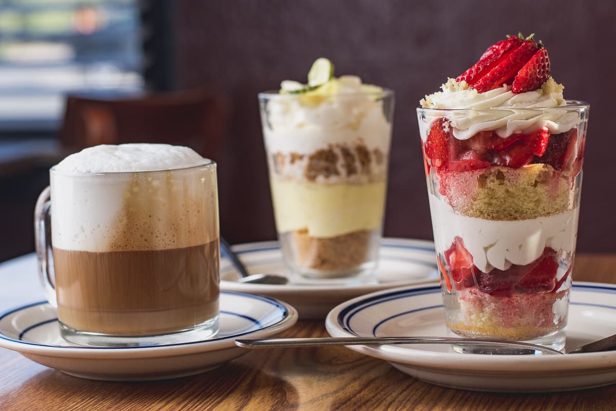 American summer inspired desserts at Blue Willow. (Credit: Jackie Tran)