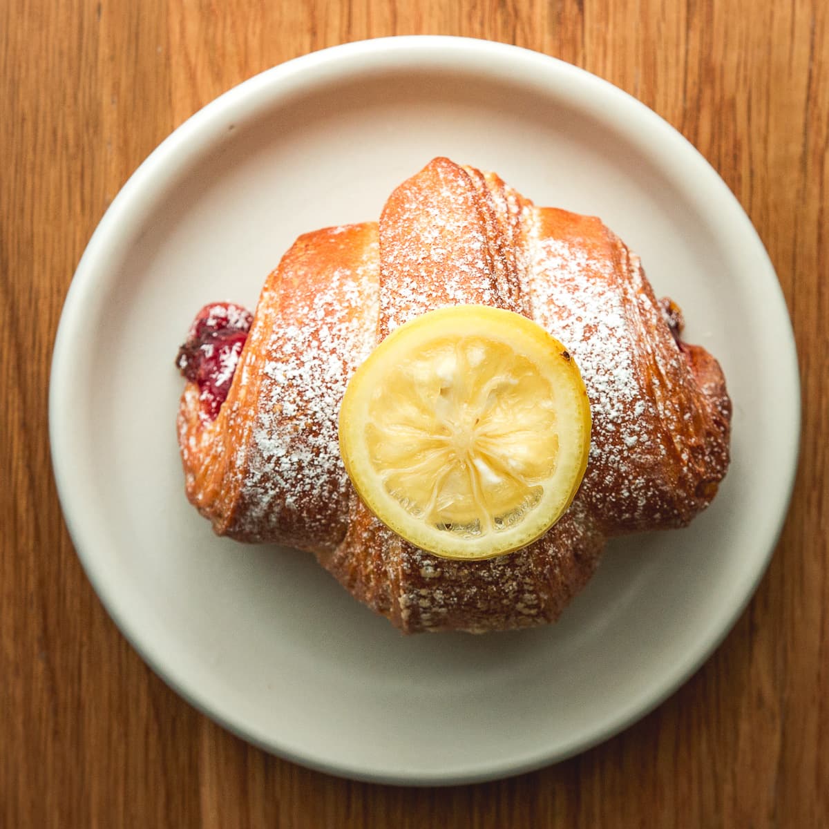 Lemon Raspberry Croissant at Prep & Pastry
