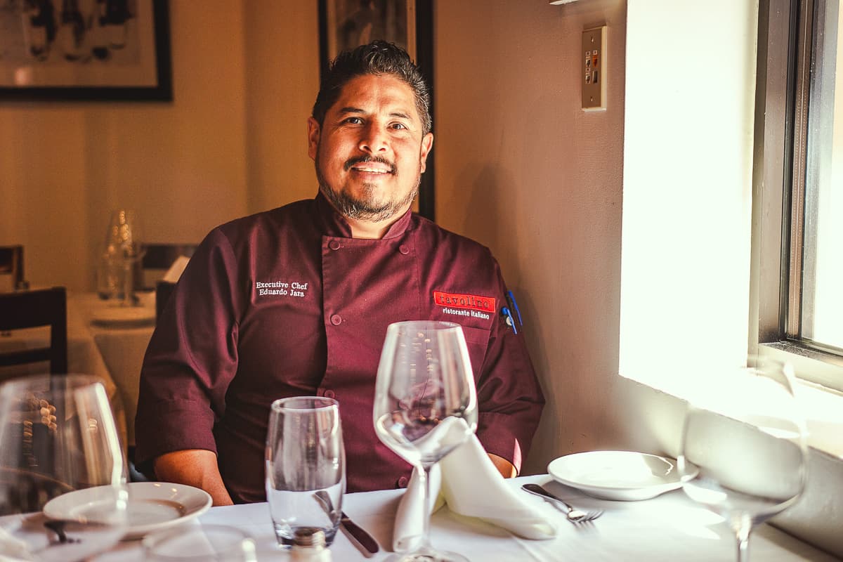 Executive chef Eduardo Jara at Tavolino Ristorante Italiano (Photo courtesy of Tavolino Ristorante Italiano)