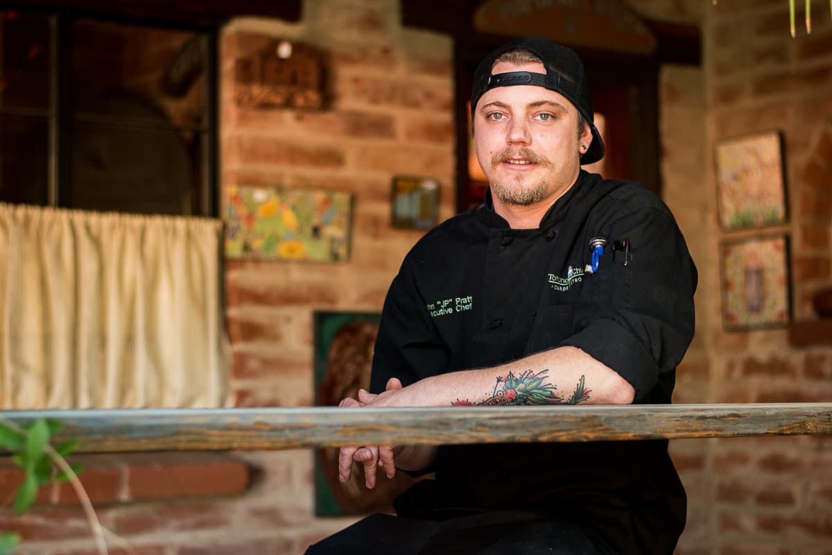 Executive John "JP" Pratt at Tohono Chul Garden Bistro (Credit: Jackie Tran)