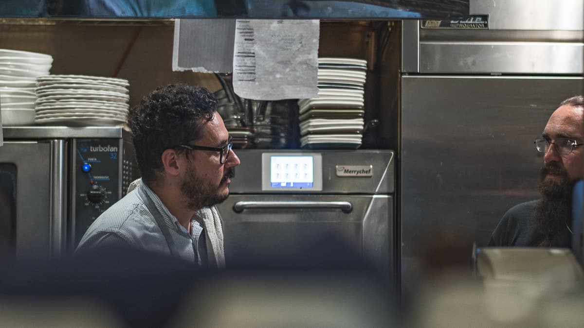 Executive chef Mahmoud "Moody" Elbarasi at the Coronet (Credit: Jackie Tran)
