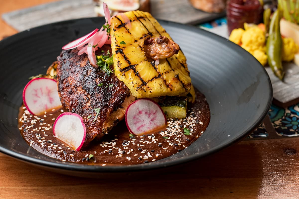Chicken Mole Manchamanteles at Cielos at Lodge on the Desert (Credit: Jackie Tran)