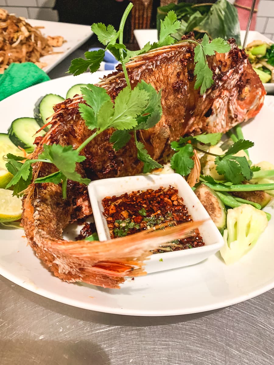 Pla Tod Krob at Senae Thai Bistro (Photo courtesy of Senae Thai Bistro)