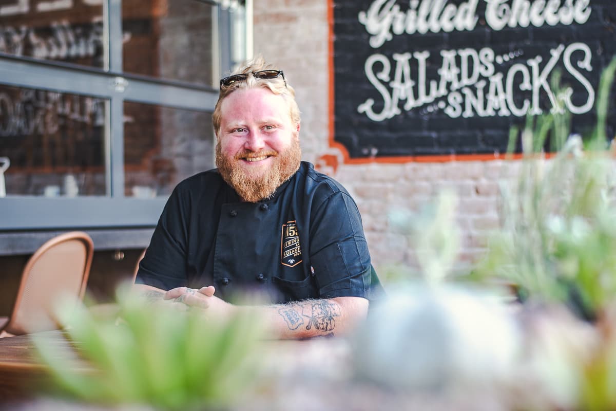 Executive chef Ivor Cryderman at Ten55 Brewing and Sausage House (Credit: Jackie Tran)