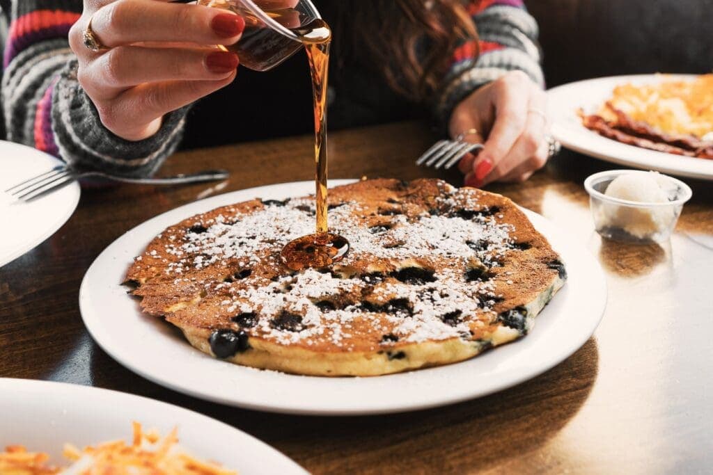 Blueberry Pancake at Baja Cafe (Photo by Isaac Stockton)