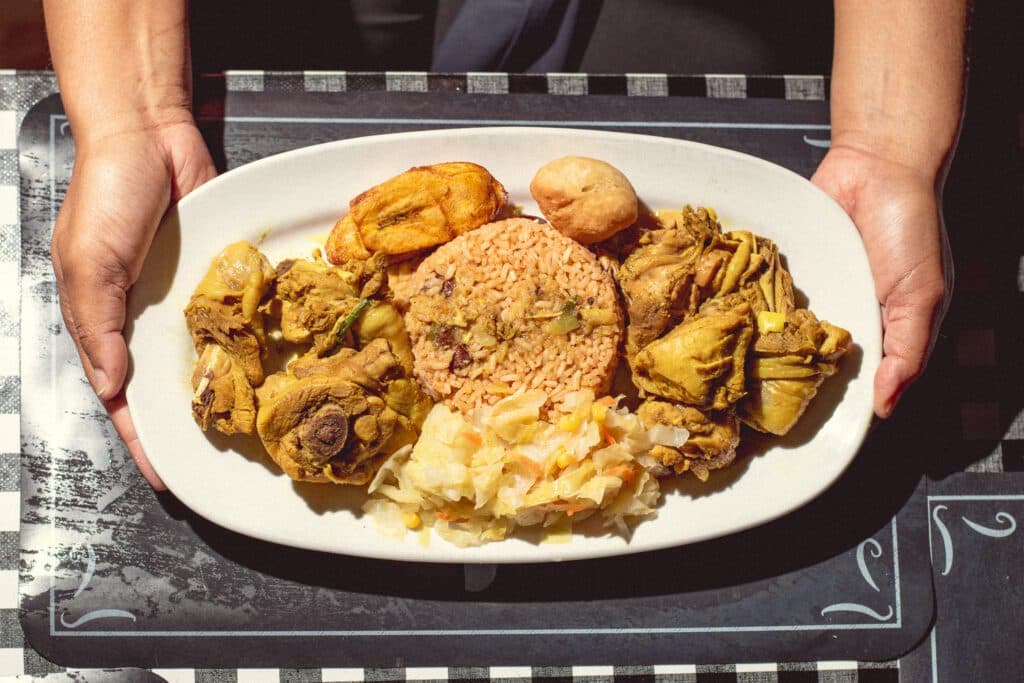 Curry chicken at Kingston Kitchen (Photo by Jackie Tran)