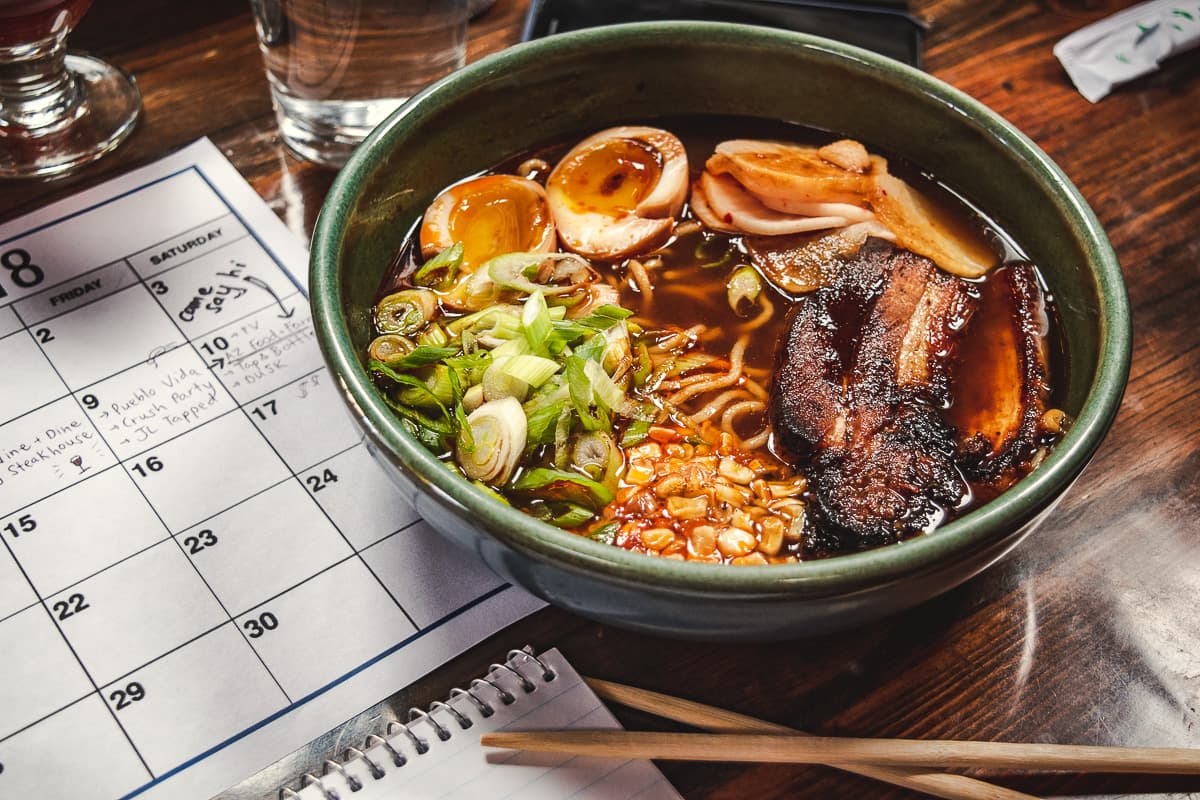 Tokyo Ramen special at Thunder Canyon Brewstillery (Credit: Jackie Tran)