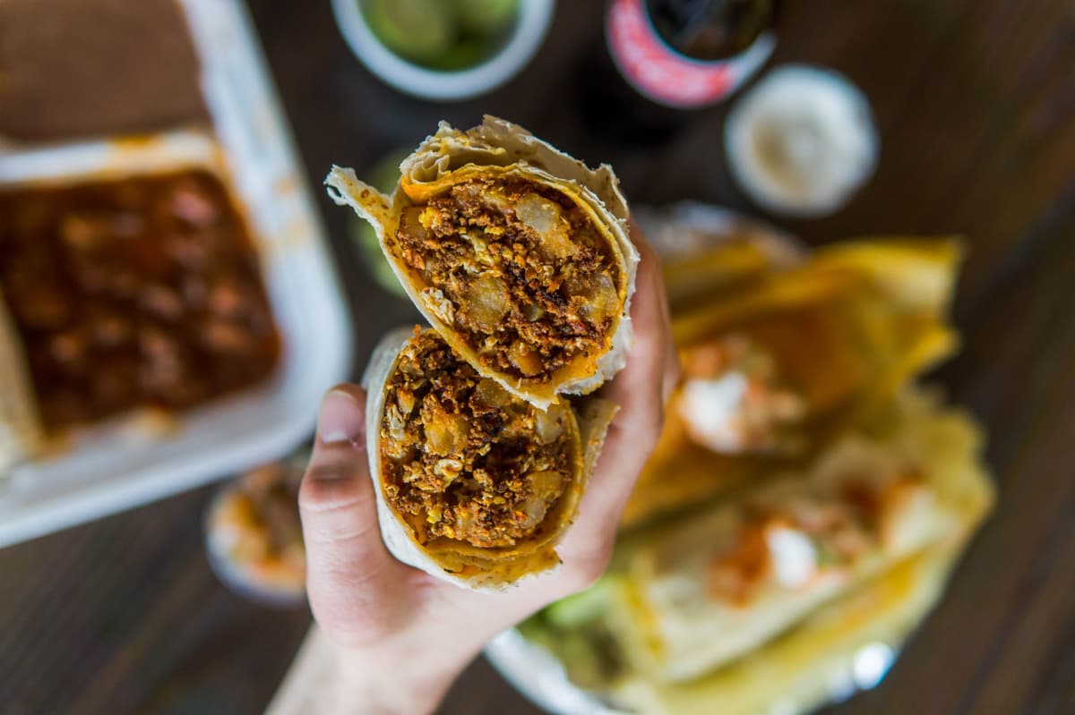 Burrito at St. Mary's Mexican Food (Credit: Brielle Farmer)