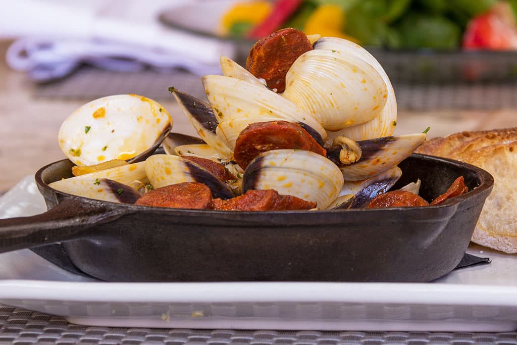 Little Neck Clams & Chorizo at Lodge On The Desert in Tucson
