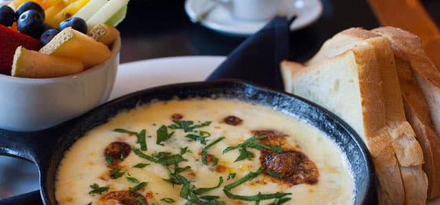 Baked Eggs with Ham and Cream at Cup Cafe (Credit: Cup Cafe)