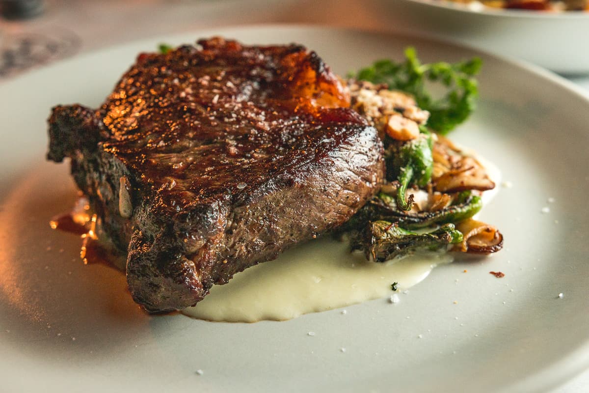 Wagyu New York Strip at Maynards Market & Kitchen