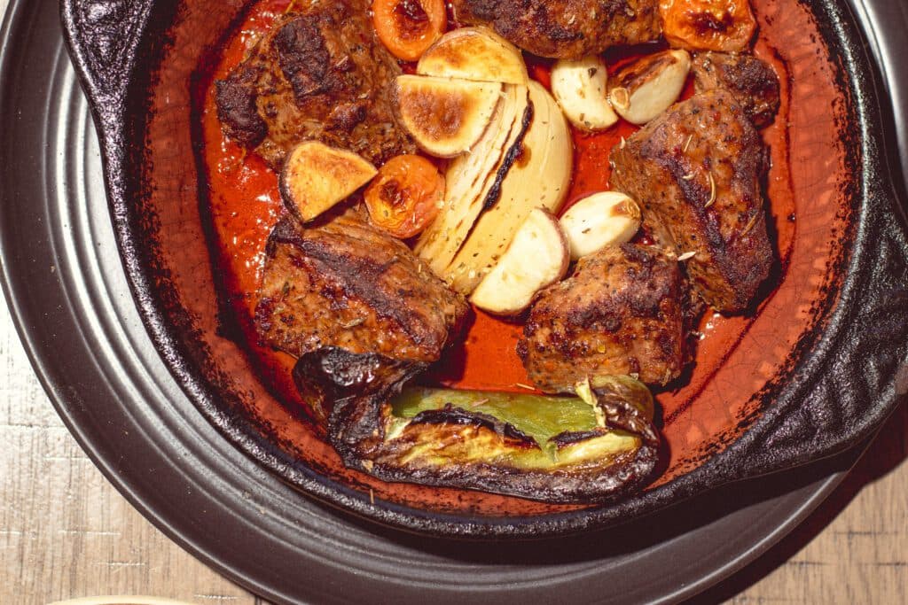 Lamb Casserole at Brinis Mediterranean Cuisine (Photo by Jackie Tran)