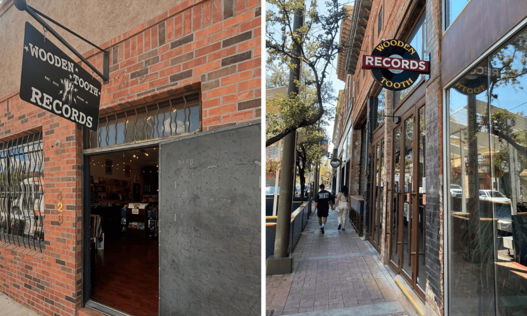 7th Street (left) and Congress Street (right) (Photo courtesy of Wooden Tooth Records)