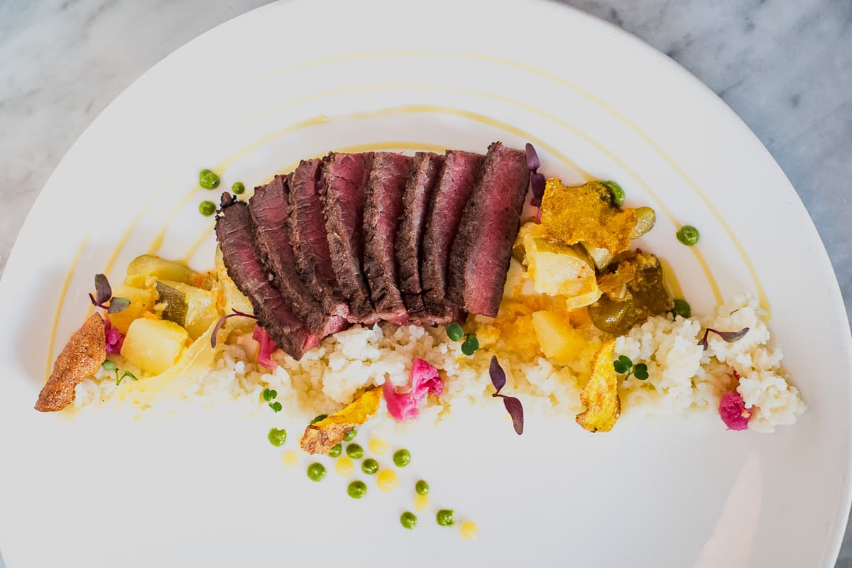 Koji aged NY strip steak special at Agustin Kitchen (Credit: Jackie Tran)