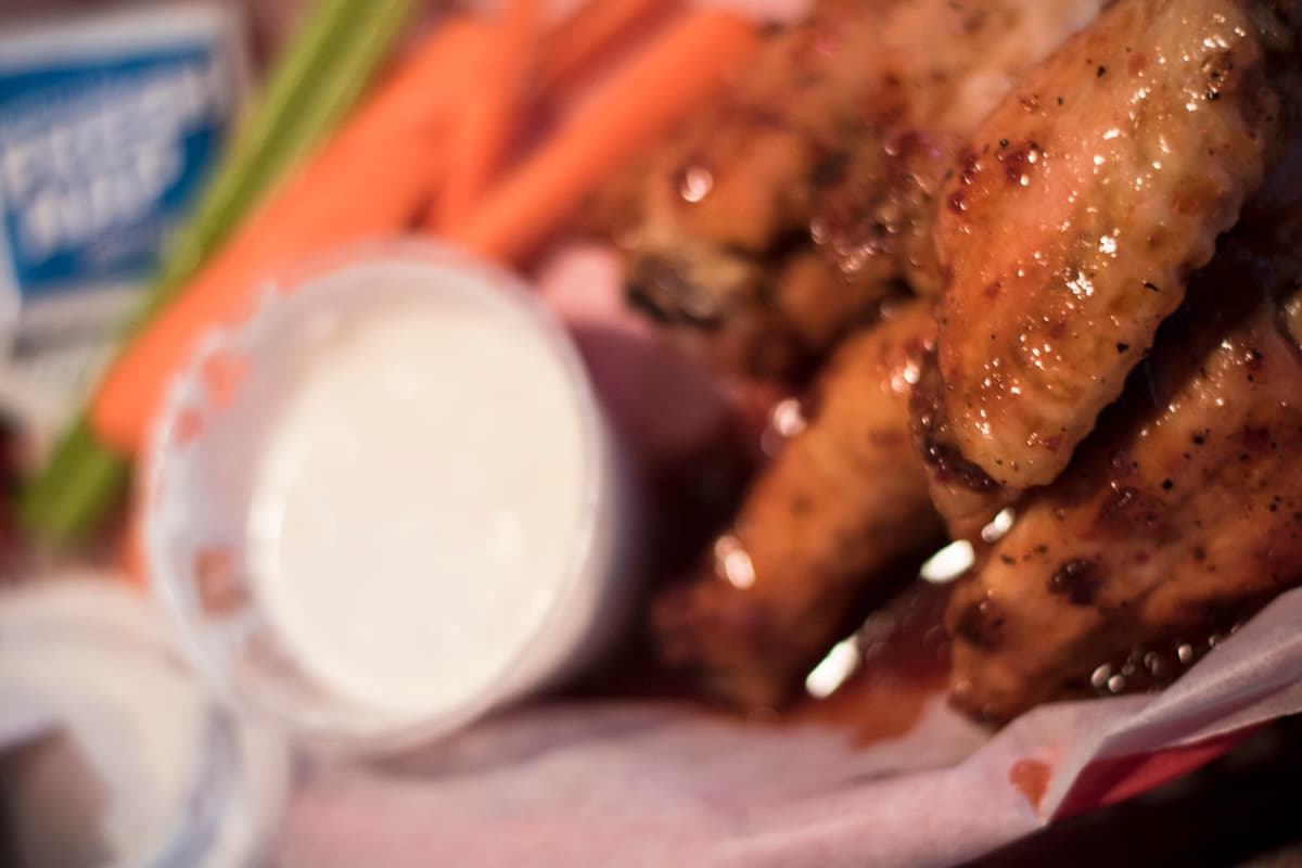 Raspberry Chipotle Wings at 1702 (Credit: Jackie Tran)