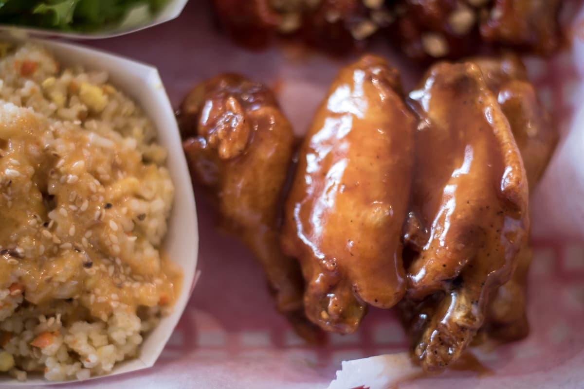 Spicy Orange Wings from Wings & Rice (Credit: Jackie Tran)