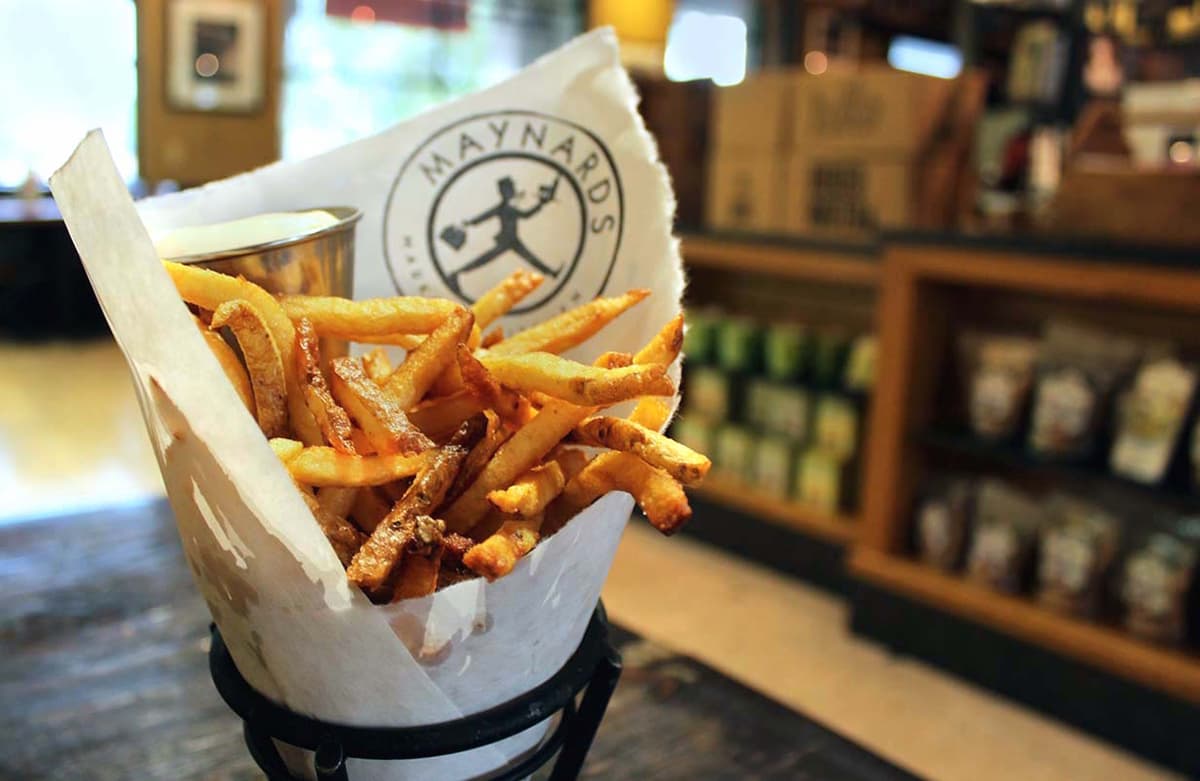 House-Made Fries At Maynards Market (Credit: Theresa Delaney)