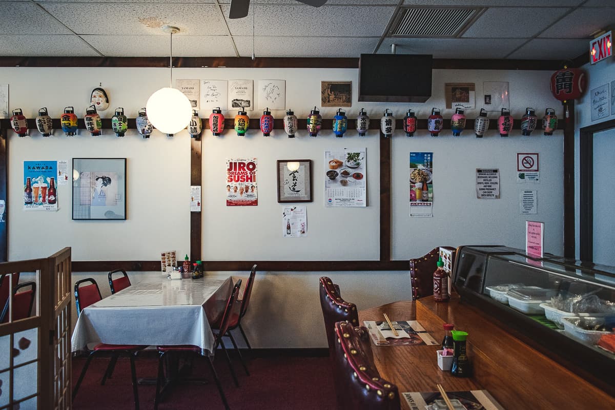 Interior at Yamato Japanese Restaurant (Credit: Jackie Tran)