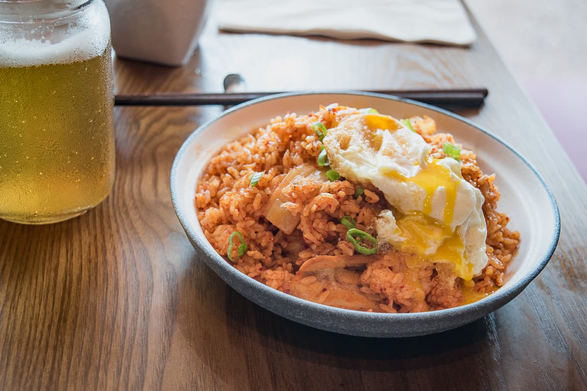 Kimchi Fried Rice at Years Asian Bistro & BBQ (Credit: Jackie Tran)