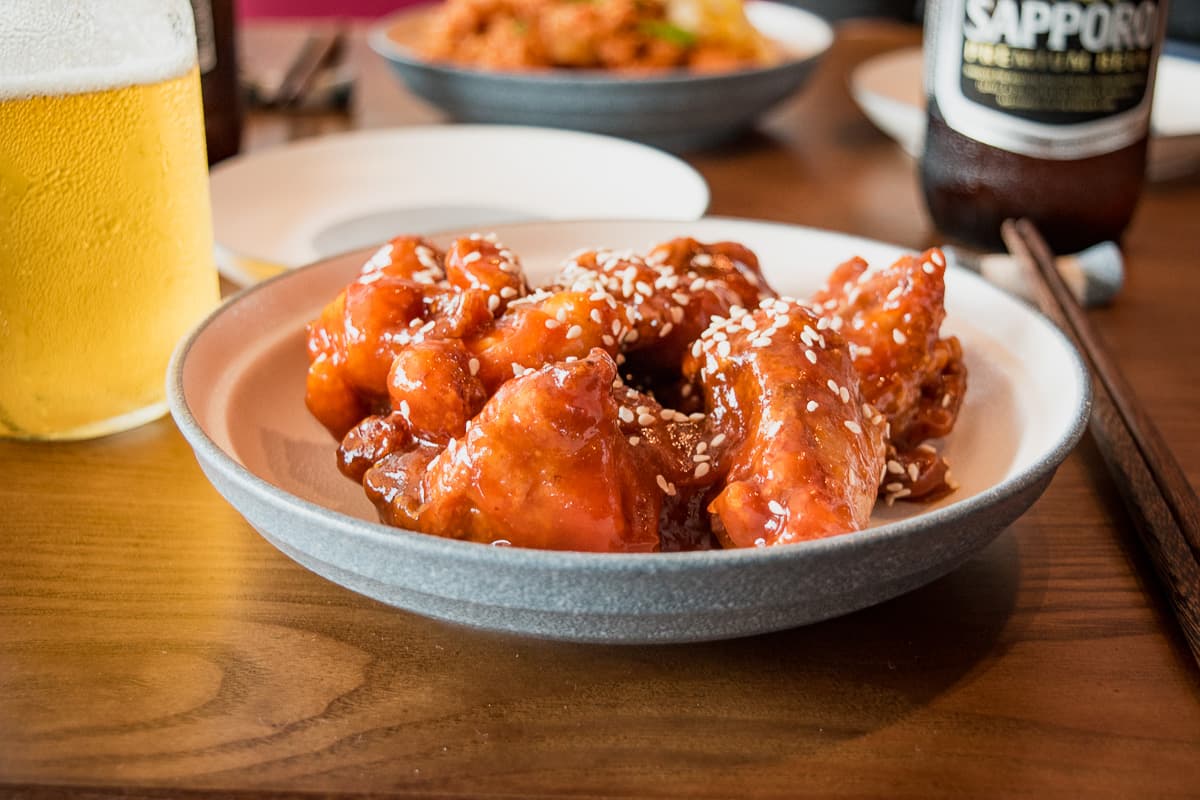 Korean Fried Chicken at Years Asian Bistro & BBQ (Credit: Jackie Tran)