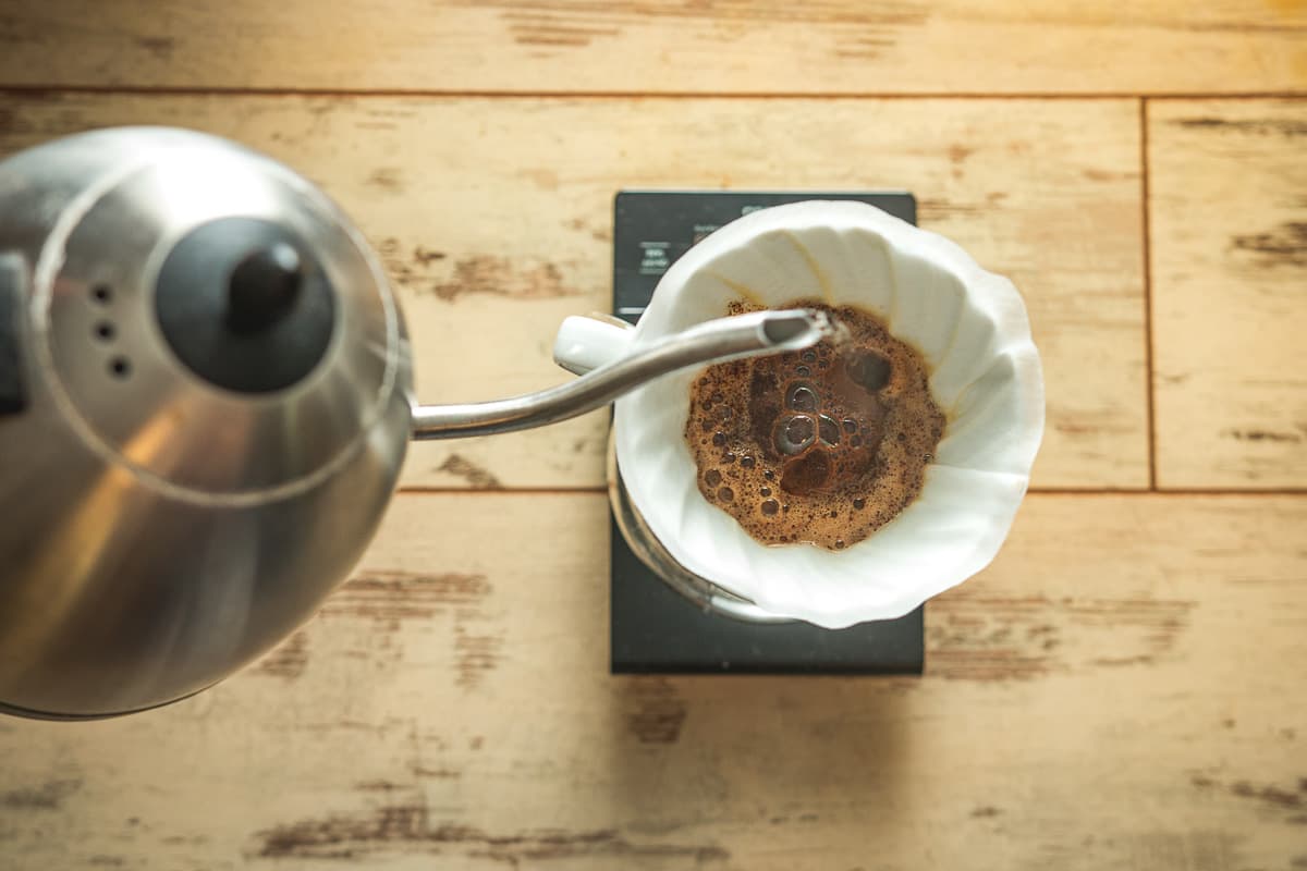 Pour-over coffee at Yellow Brick Coffee (Credit: Jackie Tran)