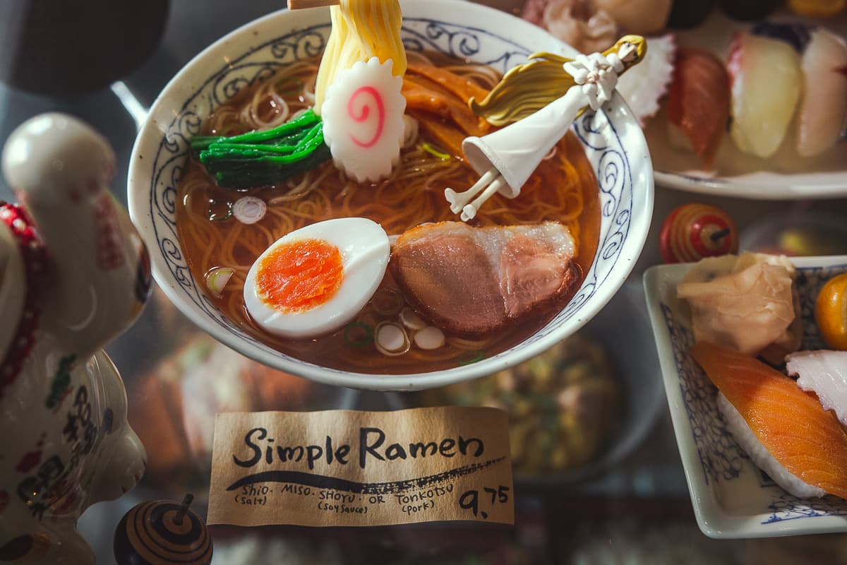 Simple Ramen display at Yoshimatsu Japanese Eatery (Credit: Jackie Tran)