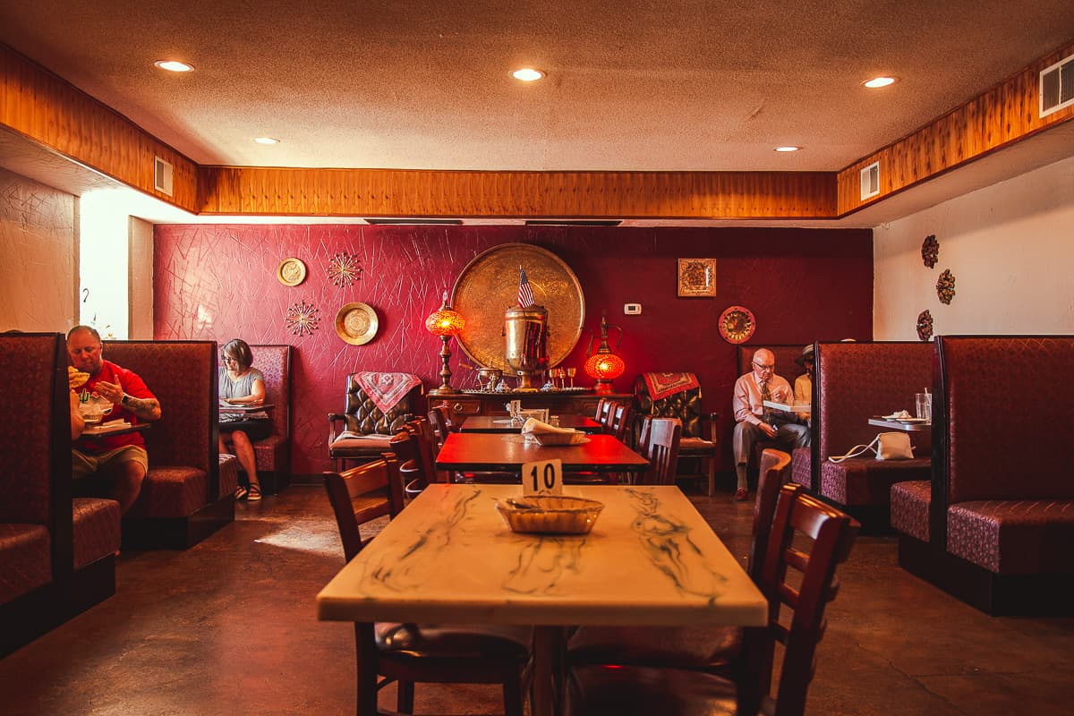 Interior at Za'atar Mediterranean