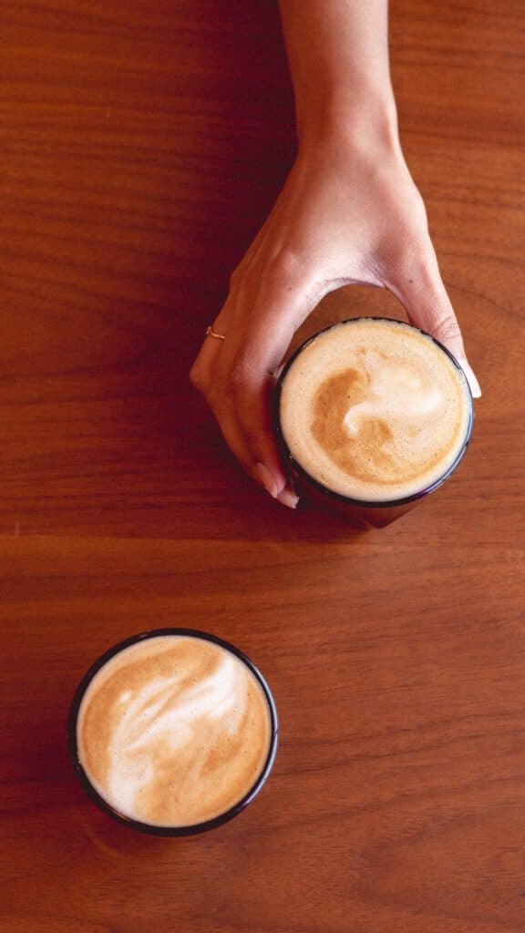 Cortados at Zedamo Ethiopian Coffee Shop (Photo by Jackie Tran)