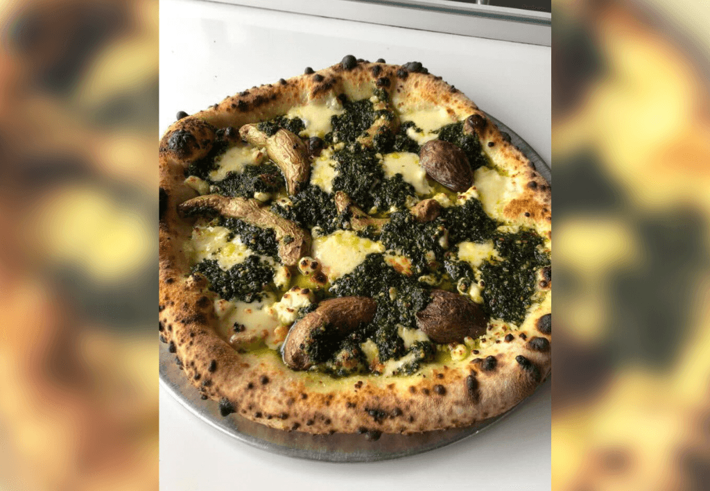 Falora’s St. Patrick’s Day-themed pizza is a real pot of gold
