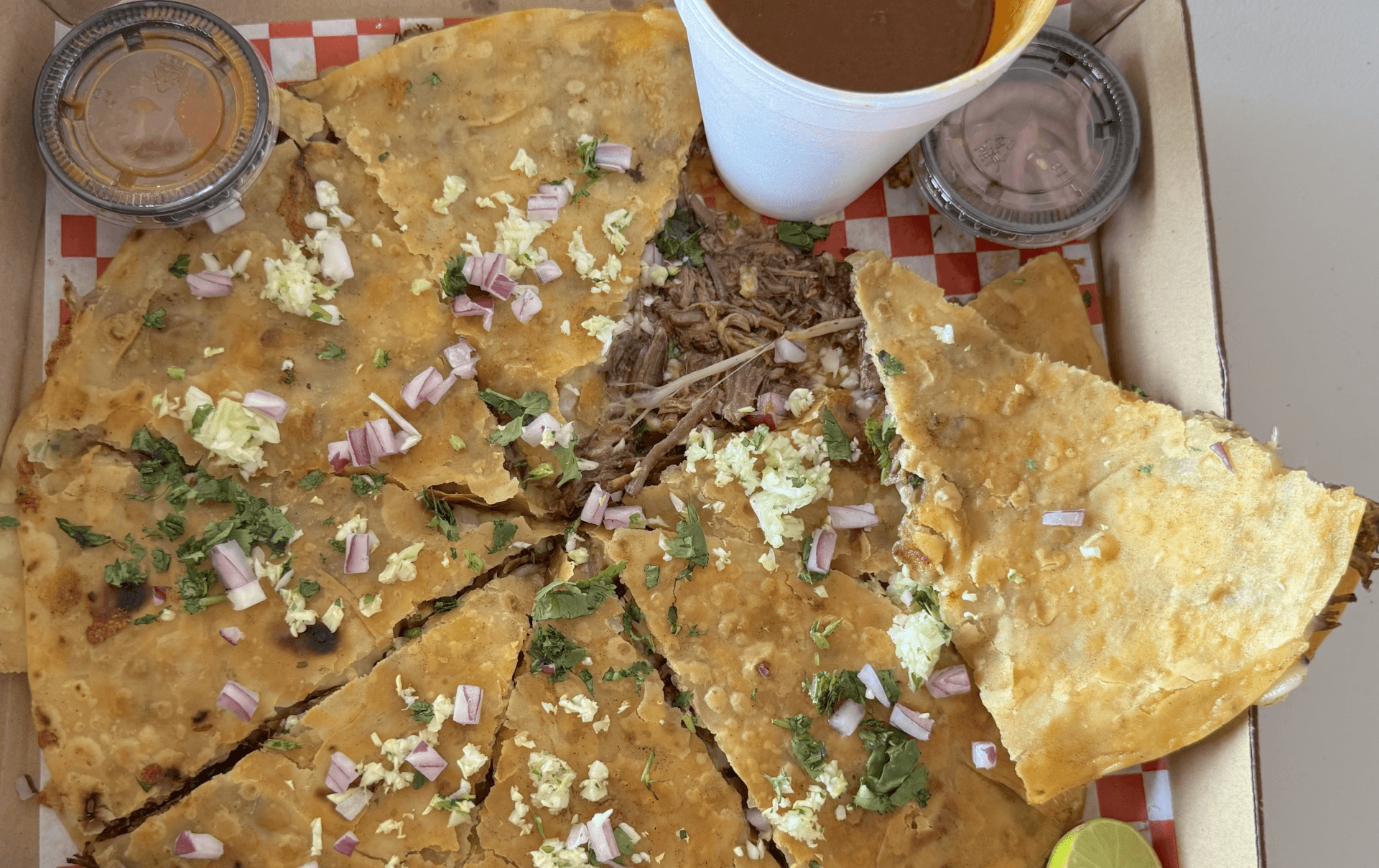 Food Truck Friday: Pizza Birria at Los Plebes Taqueria