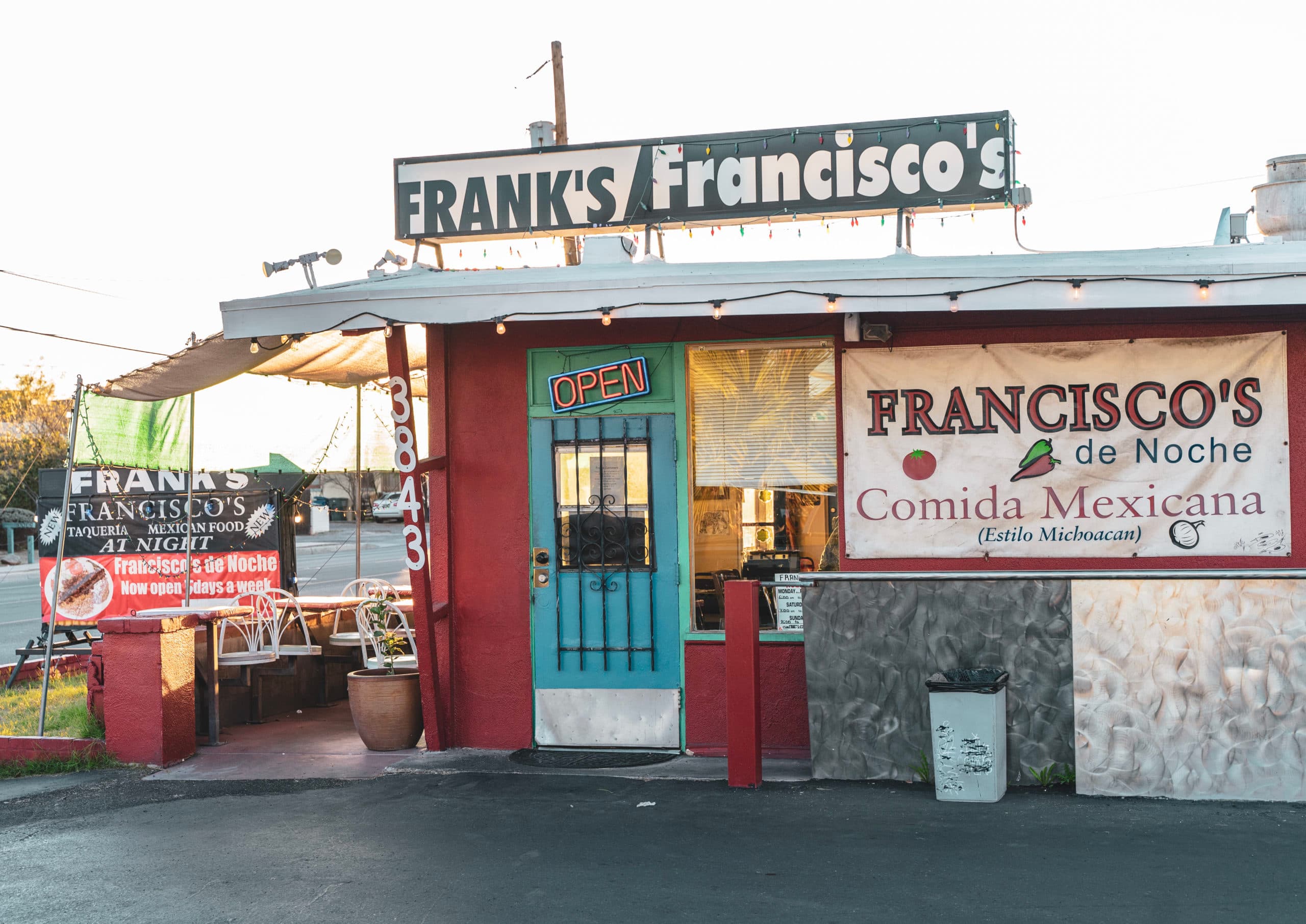Frank’s by day & Francisco’s by night, the restaurant has charmed locals for decades
