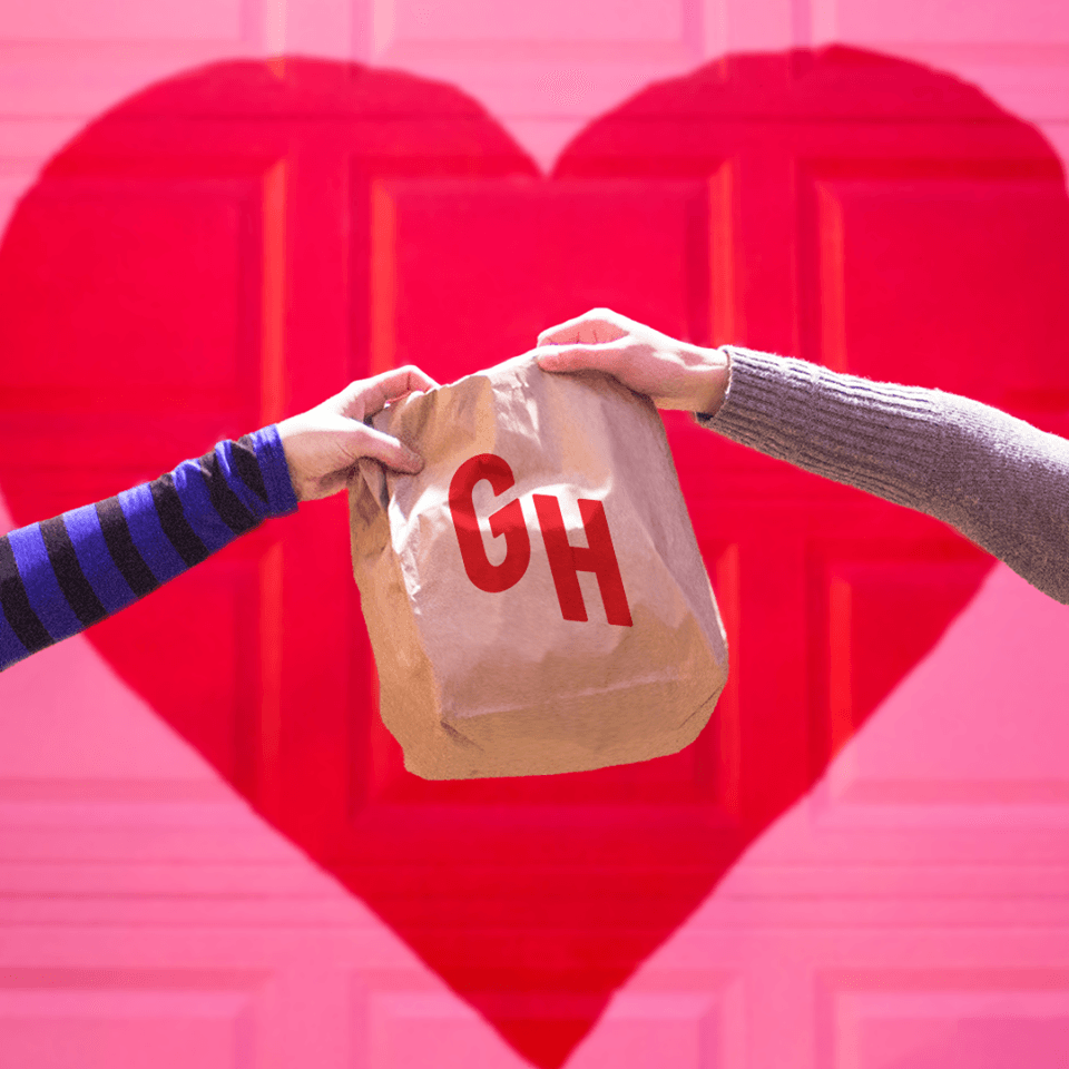 GrubHub is offering free delivery for Valentine’s Day all week long