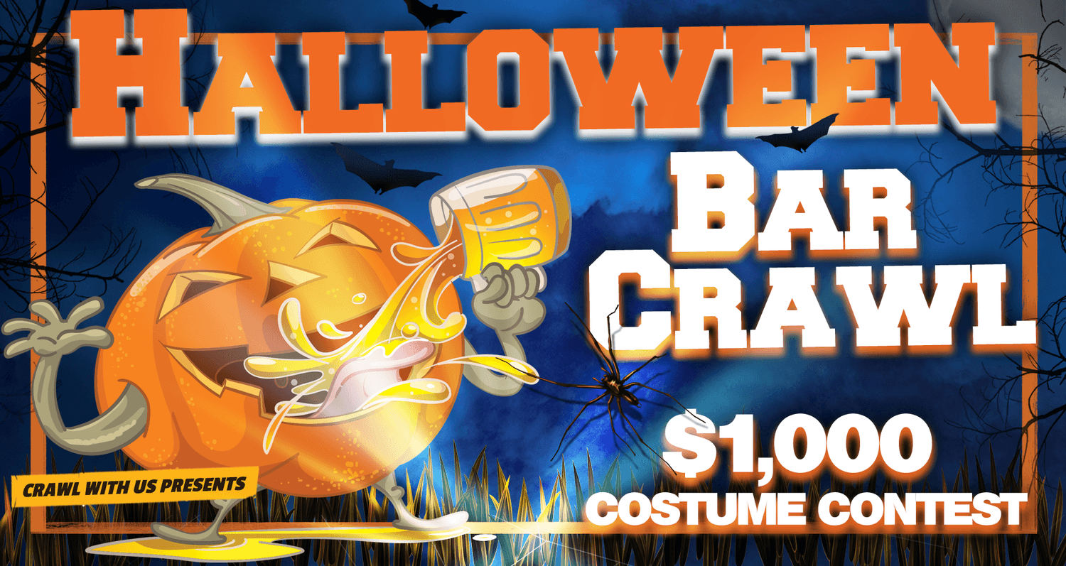 Take a spooky trip downtown for the 2019 Halloween Bar Crawl