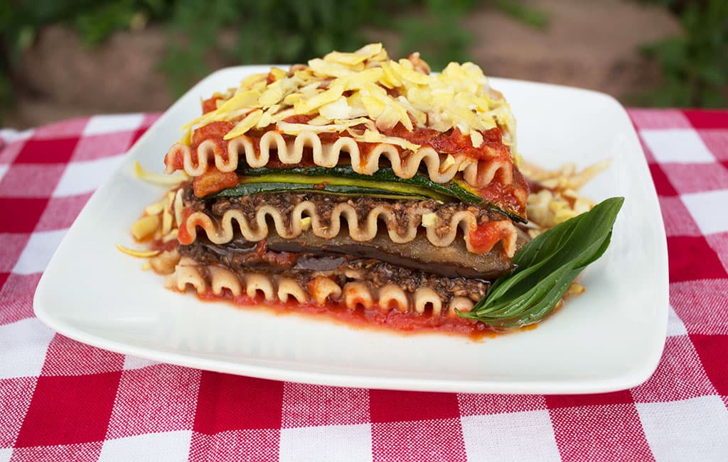 Layered Vegetable Vegan Lasagna