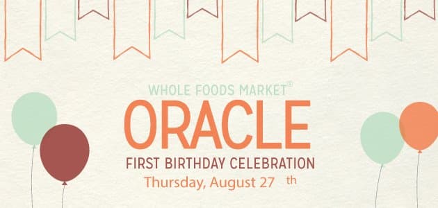 Live Music, Food, Drink Specials At Whole Foods Oracle One Year Anniversary Party