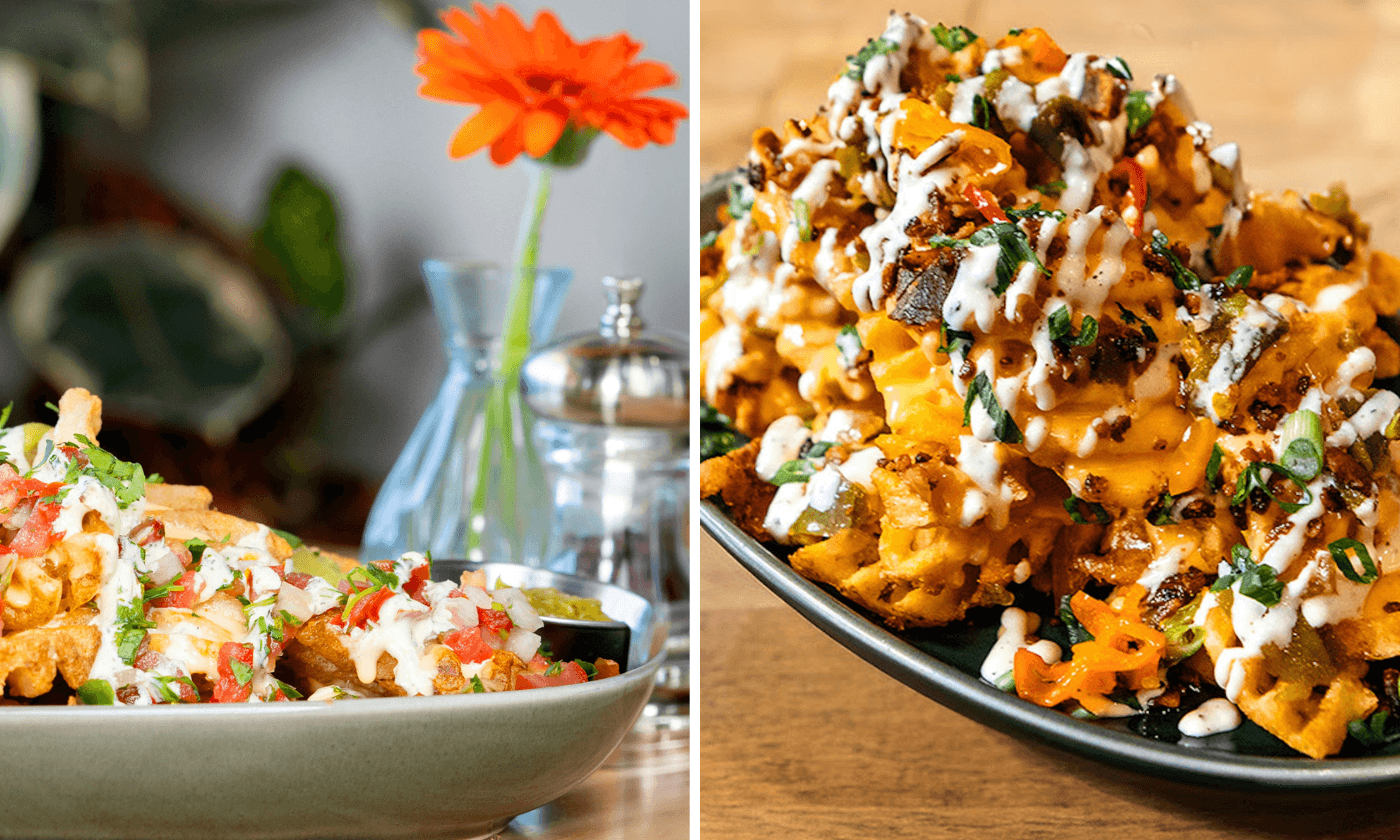 Monday Munchies: Green Chile Bacon Waffle Fries at Redbird Scratch Kitchen + Bar