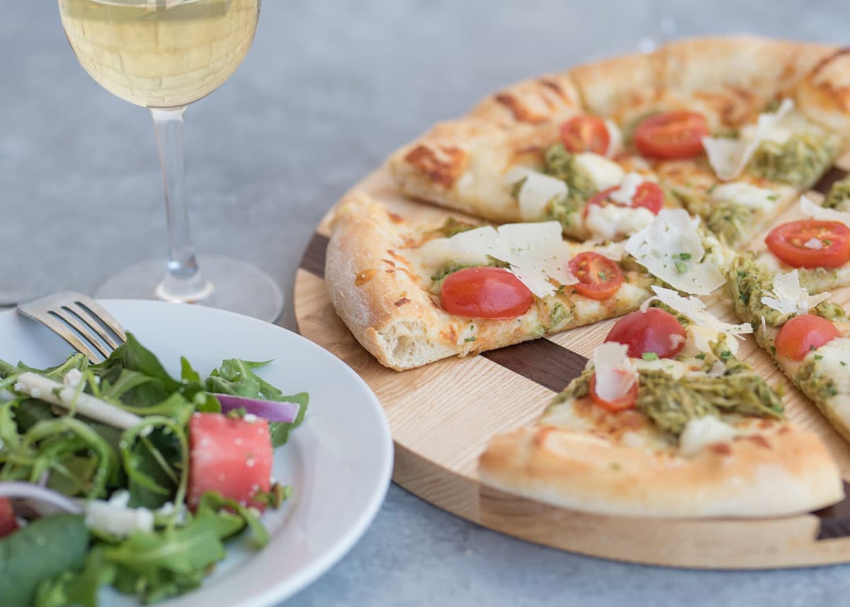 Sauce Pizza & Wine Summer Sampler: $22 Pizza, Salad & Wine for Two