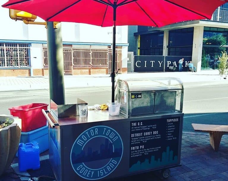 (UPDATE: CART FOUND) STOLEN FOOD CART: Motor Town Coney Island hot dog cart is missing