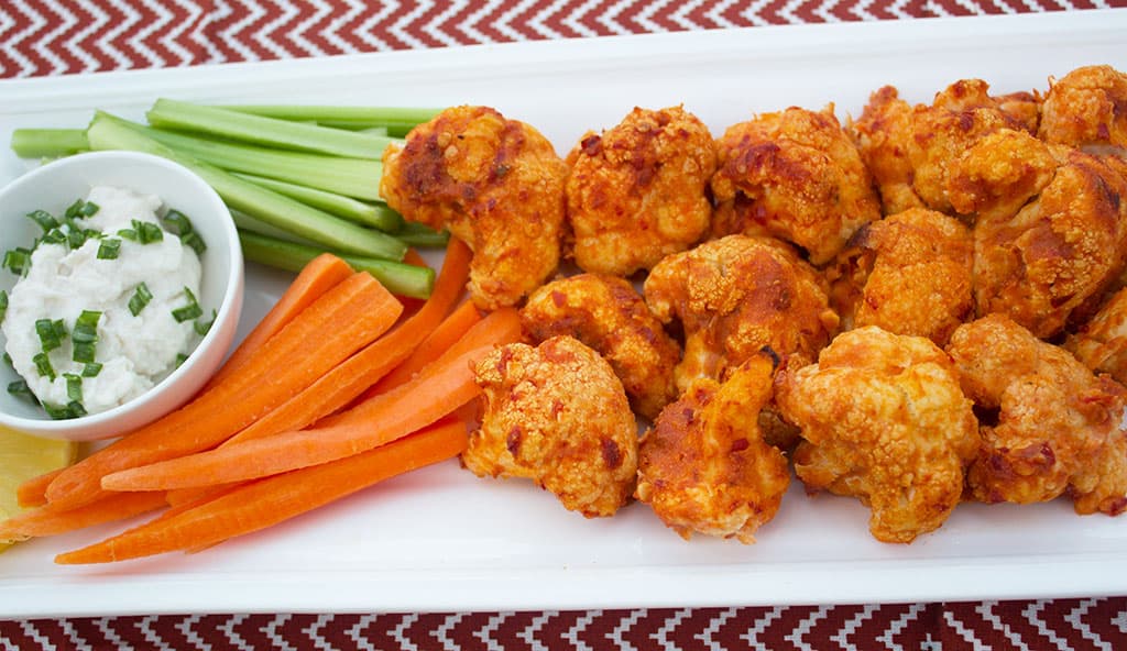 Vegan Cauliflower Buffalo ‘Wings’